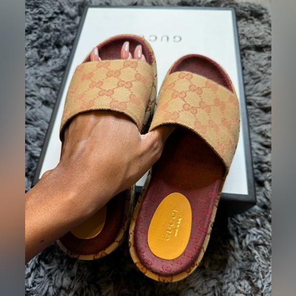 Gucci Platform Sandal 37.5 - Picture 6 of 6